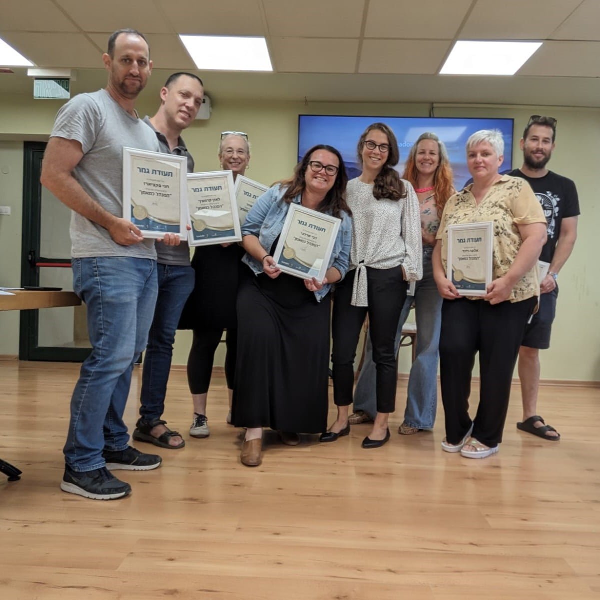 סדנת "המנהל כמאמן" עם ההנהלה הבכירה של קיבוץ חצרים